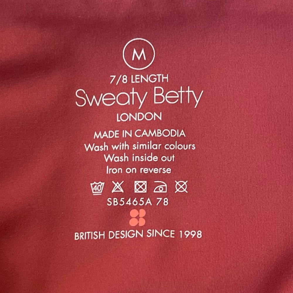 Sweaty Betty Red Terrazo Foil Print Goddess - Picture 8 of 12